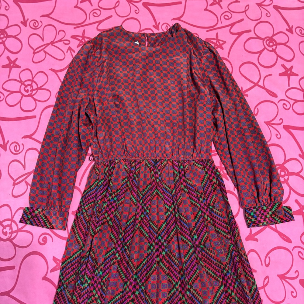 Tracy Richards vintage pattern dress size 14 petite